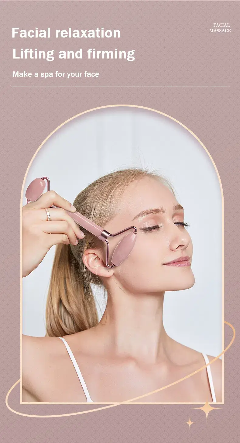 Trải nghiệm làm đẹp với công cụ Gua Sha, con lăn đá jade và máy massage mặt hình ảnh 14-description