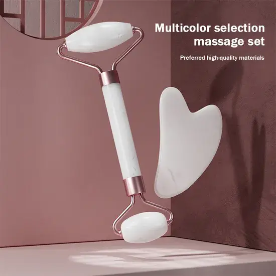 Trải nghiệm làm đẹp với công cụ Gua Sha, con lăn đá jade và máy massage mặt