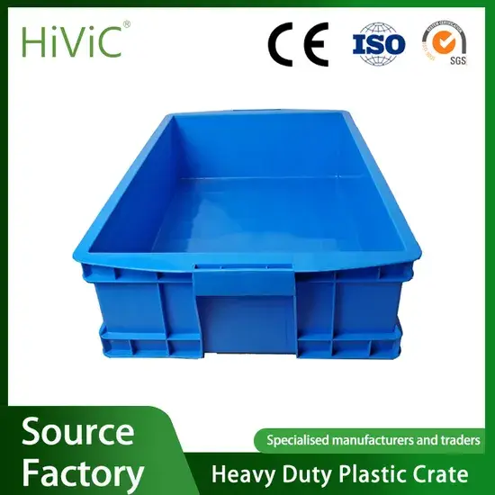 Thùng nhựa xếp chồng di động kích thước 600*400*315mm - Giải pháp lưu trữ hàng hóa hiệu quả hình ảnh 1-description