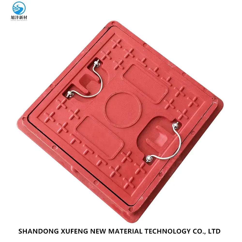 Sản phẩm Nắp hố ga vuông cách nhiệt FRP En124 A15 250*250 - Được ưa chuộng nhất