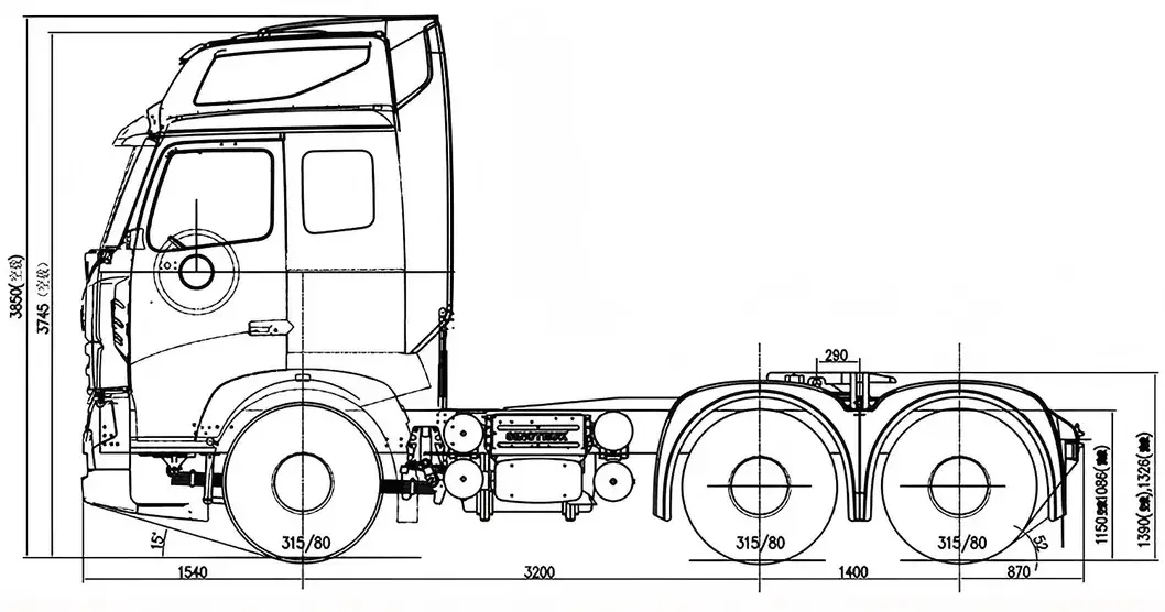 Xe tải tractor HOWO CNG LNG 6X4 10 lốp - Mẫu xe tải hot nhất hiện nay hình ảnh 13-description