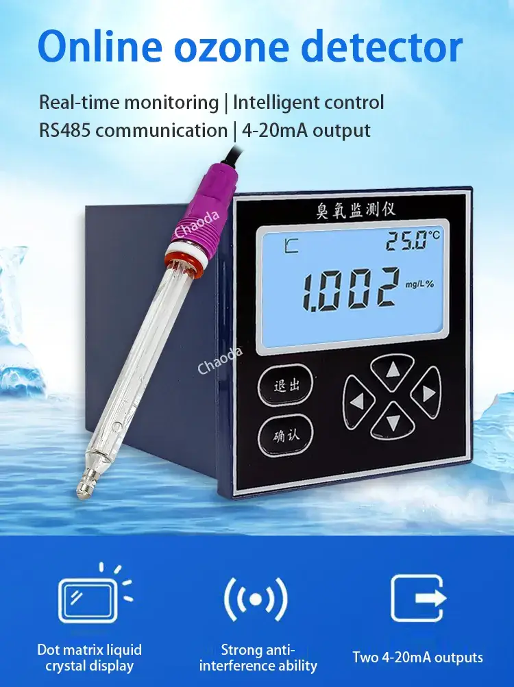 Bộ điều khiển online cho thiết bị giám sát ozone, máy phát hiện ozone tự động trong nước hình ảnh 12-description