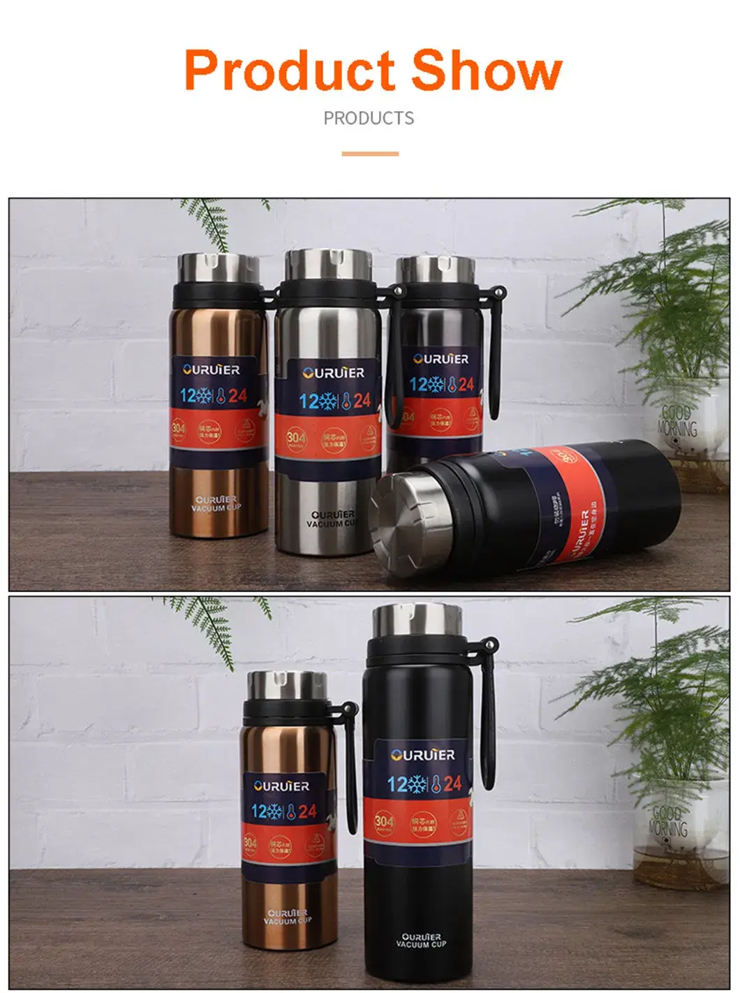 Bình nước du lịch chân không với dung tích lớn, tiện lợi cho người dùng hình ảnh 13-description