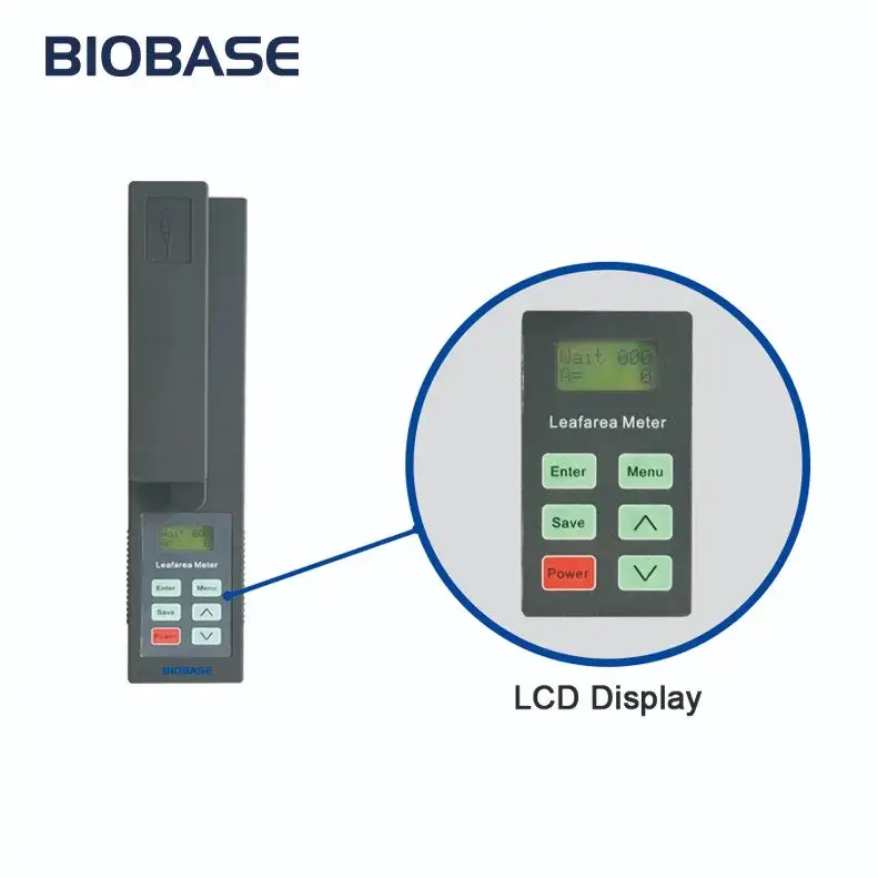 Máy đo diện tích lá cầm tay Biobase dùng trong nông nghiệp, màn hình LCD hiển thị, thiết bị di động đo diện tích lá