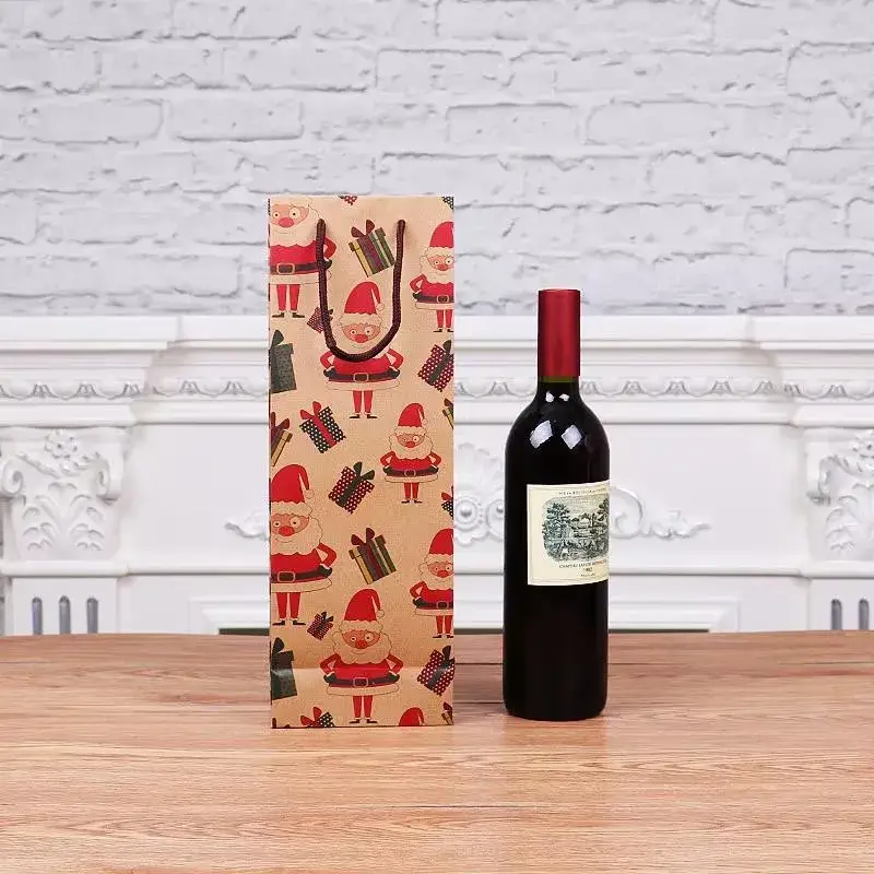 Bao bì giấy thân thiện với môi trường dành cho rượu sâm panh ngày lễ Giáng sinh từ nguyên liệu sinh học phân hủy