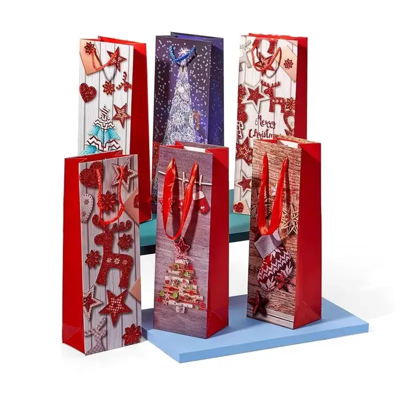 Bao bì giấy thân thiện với môi trường dành cho rượu sâm panh ngày lễ Giáng sinh từ nguyên liệu sinh học phân hủy hình ảnh 14-description