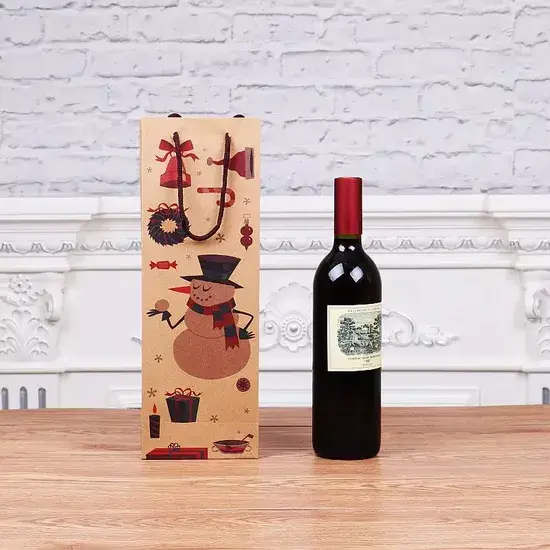 Bao bì giấy thân thiện với môi trường dành cho rượu sâm panh ngày lễ Giáng sinh từ nguyên liệu sinh học phân hủy