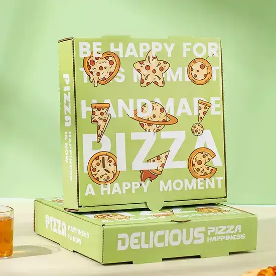 Hộp giấy thực phẩm phân hủy sinh học - Lựa chọn lưu trữ pizza an toàn và thân thiện với môi trường hình ảnh 1-description