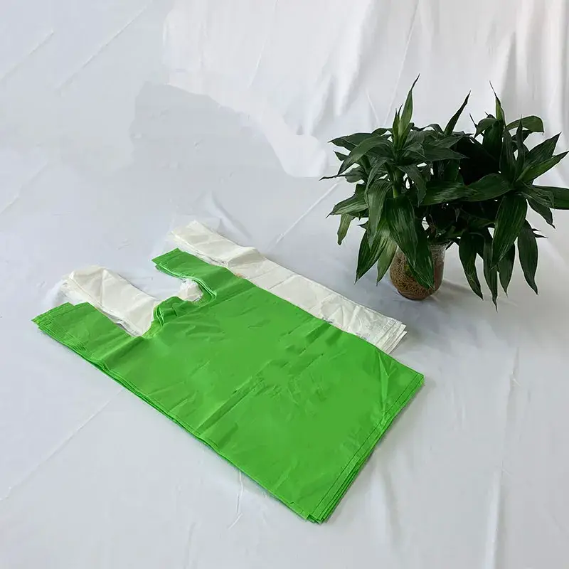 Nhà máy sản xuất túi thực phẩm siêu thị thân thiện với môi trường và thân thiện với túi áo thun hình ảnh 12-description