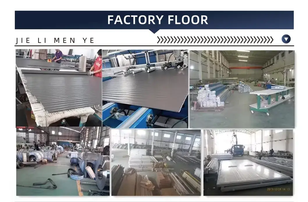 Cửa gara hiện đại cho biệt thự, chất liệu nhôm hợp kim, màu đen, kính mờ hình ảnh 19-description