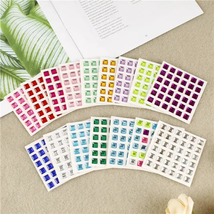 Nhãn dán lấp lánh bán buôn - Sản phẩm acrylic rhinestone mới nhất hình ảnh 14-description