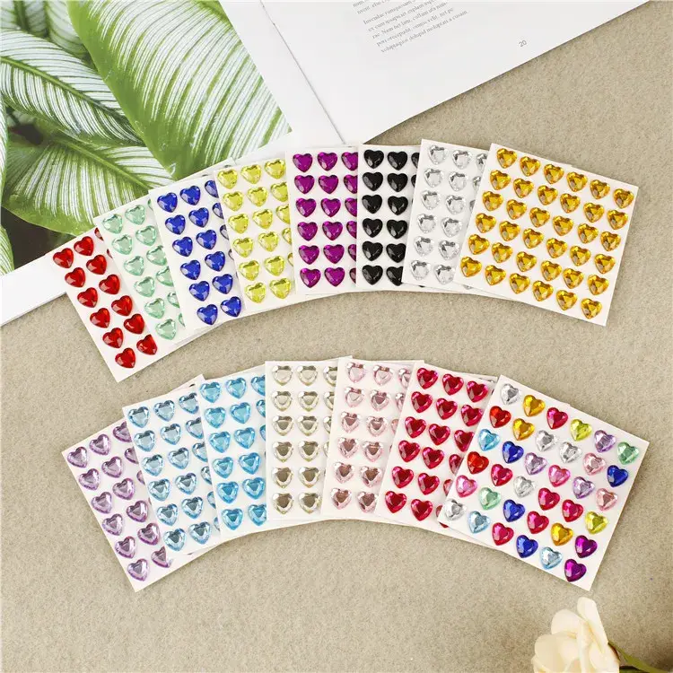 Nhãn dán lấp lánh bán buôn - Sản phẩm acrylic rhinestone mới nhất hình ảnh 16-description
