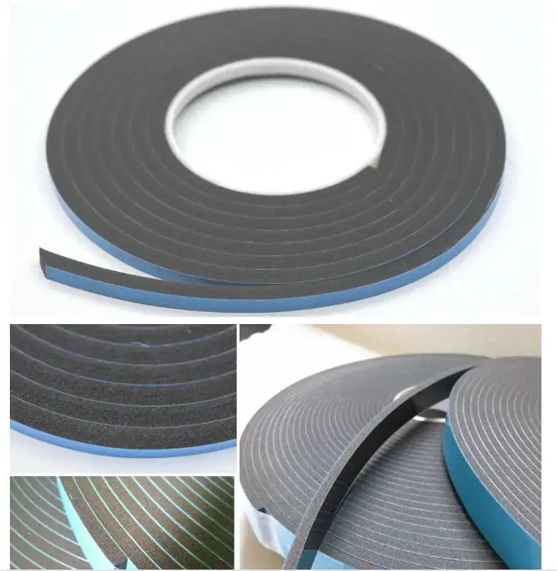 Băng dính foam PVC màu xanh hai mặt dùng để cố định rãnh cáp PVC hình ảnh 14-description
