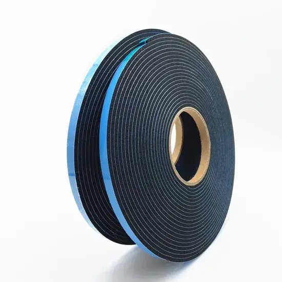 Băng dính foam PVC màu xanh hai mặt dùng để cố định rãnh cáp PVC