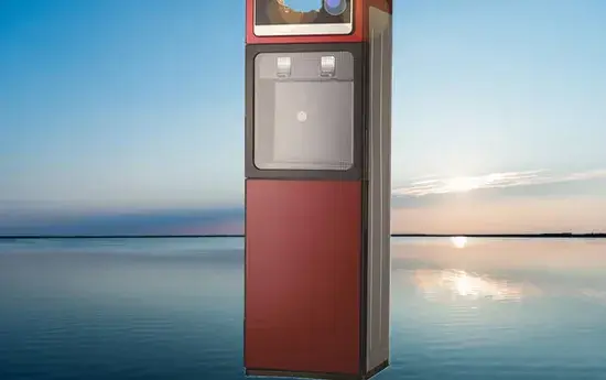 Máy đóng chai phân phối nước lạnh có tủ tiện lợi