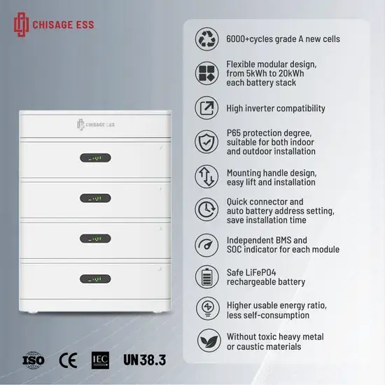 Pin Lithium 48V chất lượng cao cho hệ thống lưu trữ năng lượng mặt trời thông minh