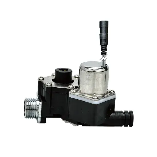 Van xả nước tiểu từ loại nhựa đồng 180 độ với khóa điện tử DC6V