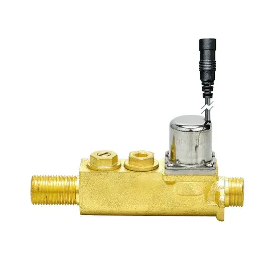Van xả nước tiểu từ loại nhựa đồng 180 độ với khóa điện tử DC6V