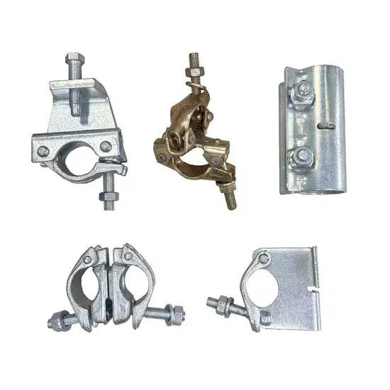 Cặp kẹp đôi giàn giáo thép cầu hỗ trợ cố định góc phải cho giàn giáo xây dựng hình ảnh 1-description