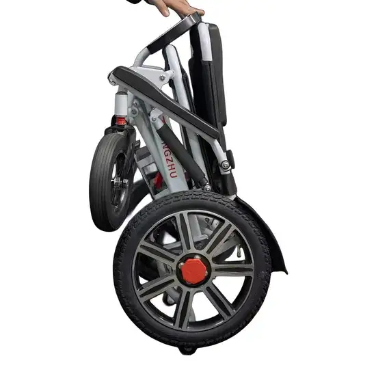 Xe lăn điện gấp nhẹ, được chứng nhận bởi hãng hàng không, thích hợp cho người khuyết tật