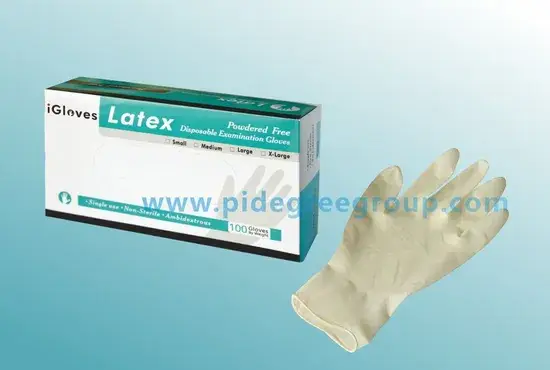 Găng tay latex cao su sử dụng một lần, đạt tiêu chuẩn CE hình ảnh 1-description