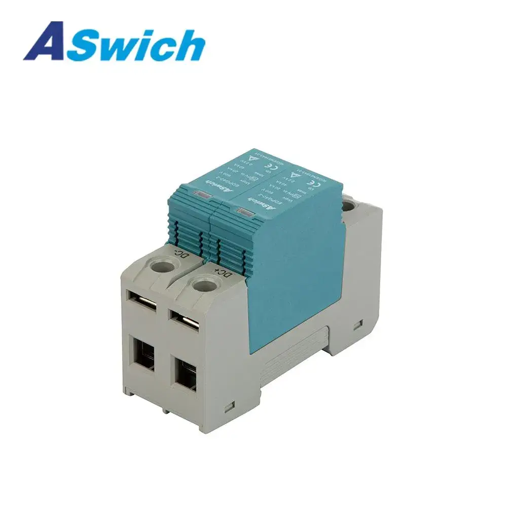 Thiết bị chống sét CE TUV DC lớp I+II Type1+2 600/1000/1200/1500V cho hệ thống 2/3 pha