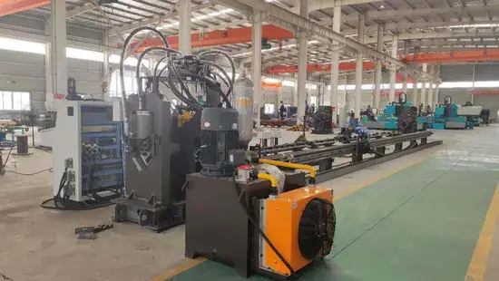 Dây chuyền cắt góc và đột dập máy cho lĩnh vực sản xuất tháp thép trong ngành công nghiệp