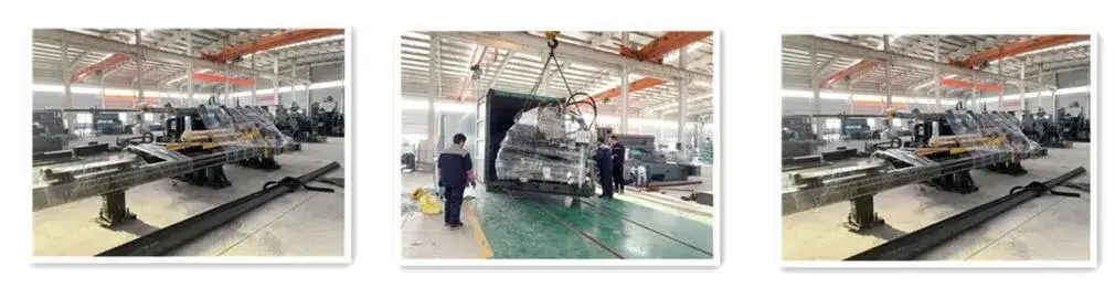 Dây chuyền cắt góc và đột dập máy cho lĩnh vực sản xuất tháp thép trong ngành công nghiệp hình ảnh 20-description