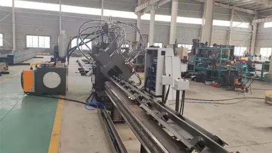 Dây chuyền cắt góc và đột dập máy cho lĩnh vực sản xuất tháp thép trong ngành công nghiệp