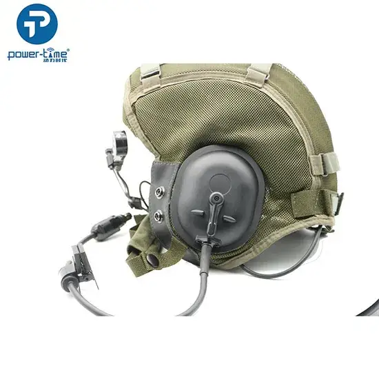 Mũ bảo hiểm CVC Dh-132A: Thiết kế có dây đeo cằm và micro, kích thước phù hợp