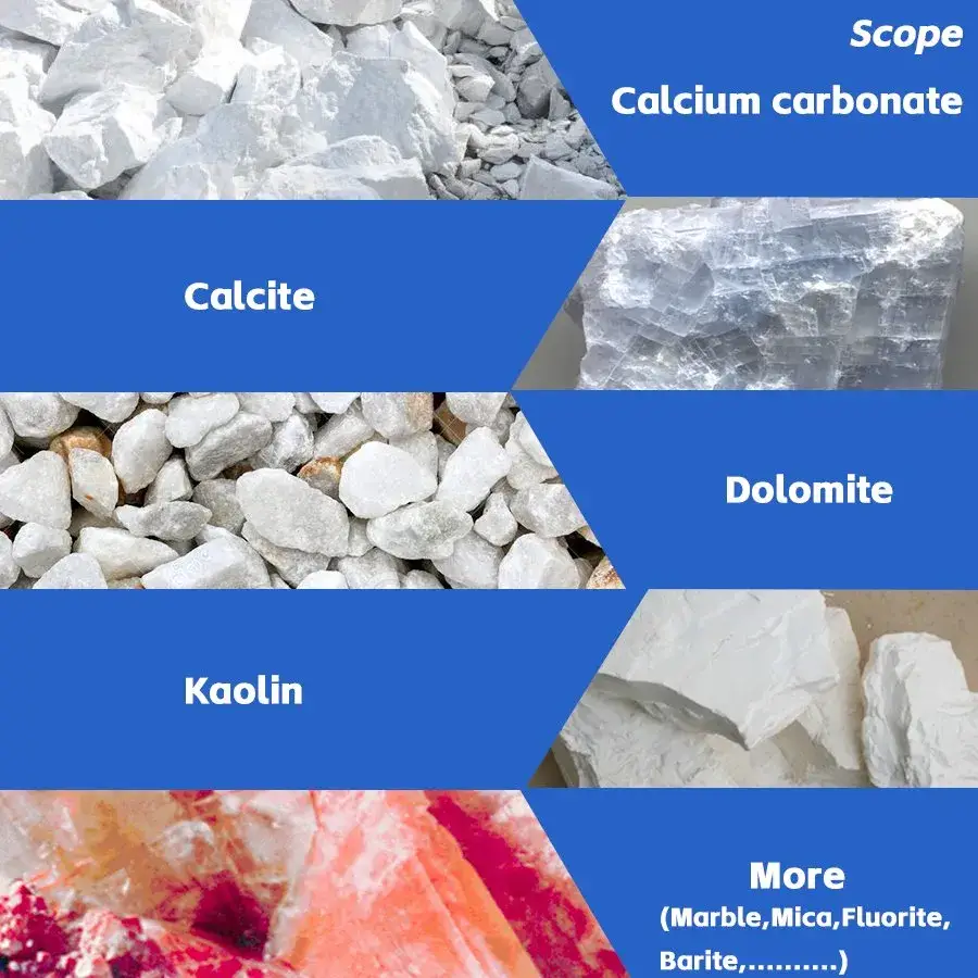 Chuyên chế biến Kaolin, Canxit, Đolomit bằng máy nghiền Raymond tại nhà máy CaCO3 hình ảnh 16-description