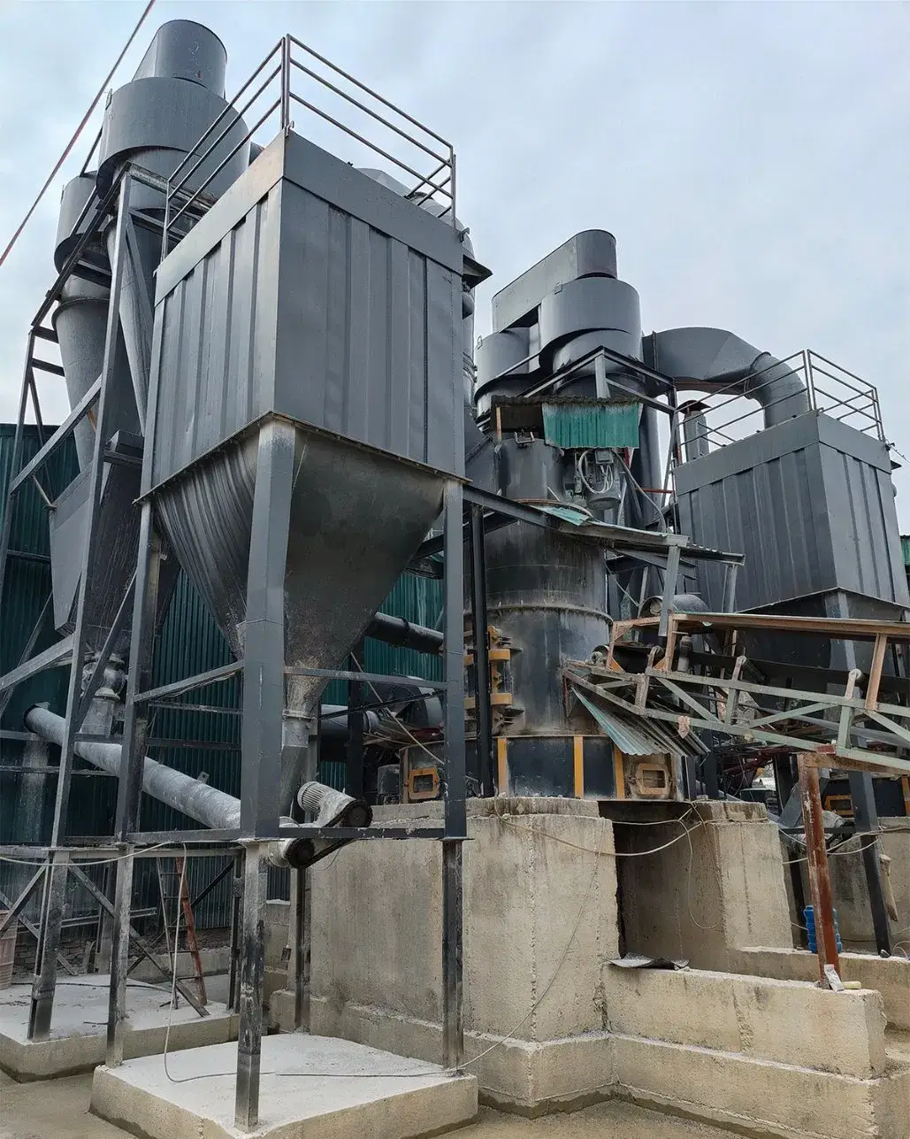 Chuyên chế biến Kaolin, Canxit, Đolomit bằng máy nghiền Raymond tại nhà máy CaCO3