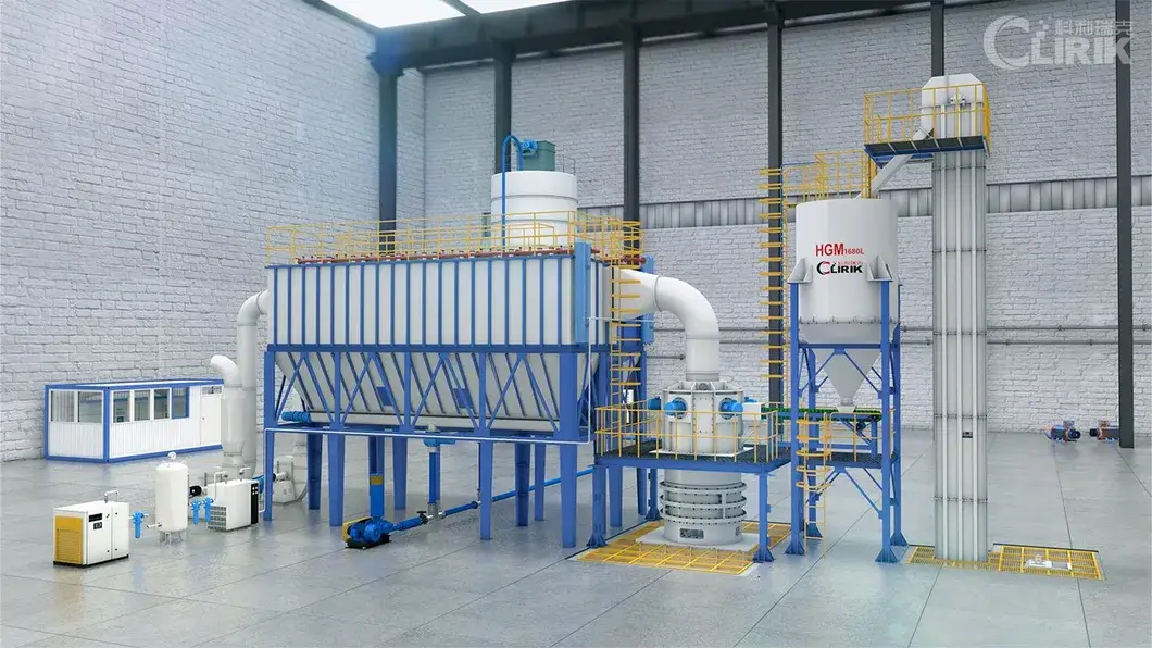 Chuyên chế biến Kaolin, Canxit, Đolomit bằng máy nghiền Raymond tại nhà máy CaCO3 hình ảnh 12-description