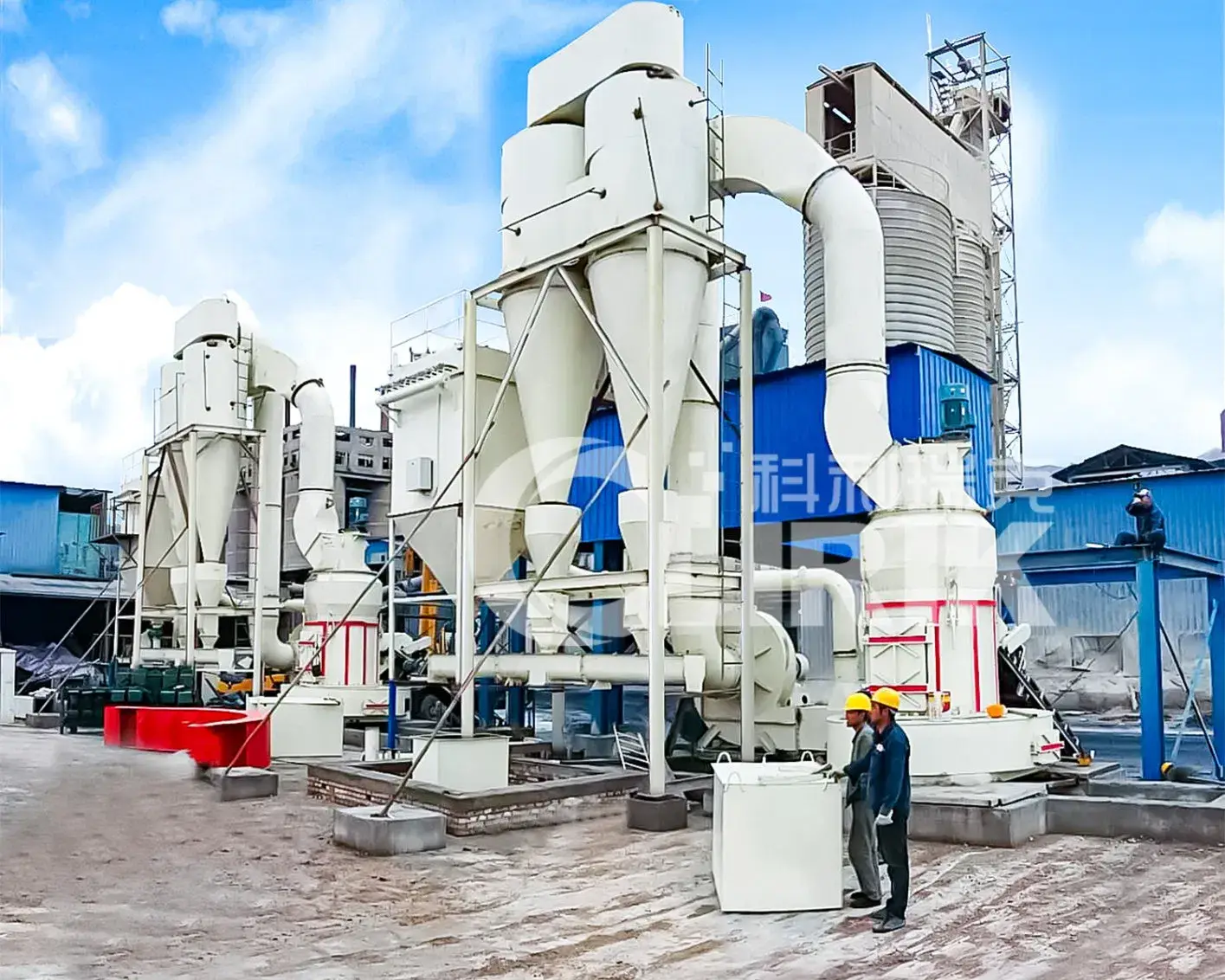 Chuyên chế biến Kaolin, Canxit, Đolomit bằng máy nghiền Raymond tại nhà máy CaCO3