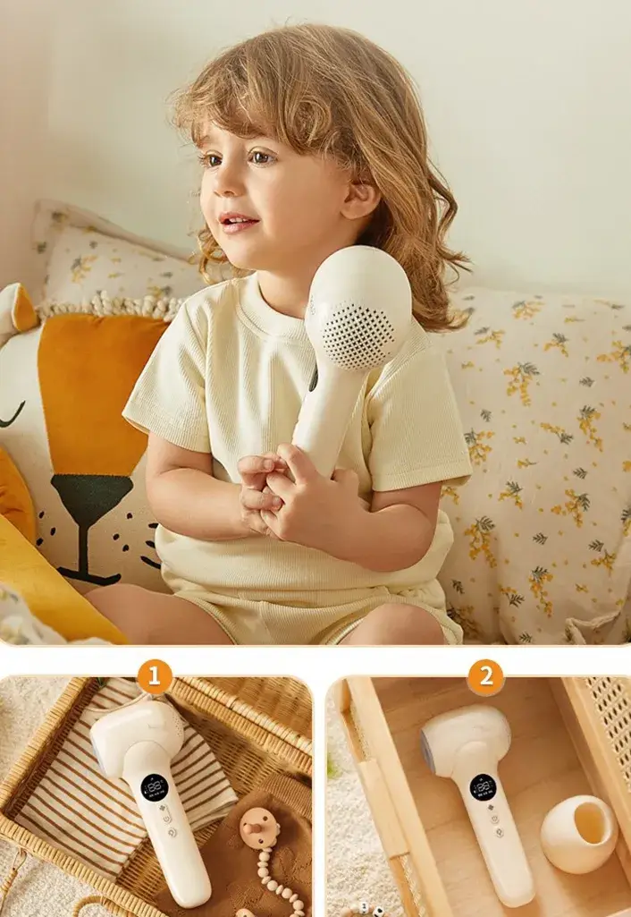 Máy sấy tóc cầm tay với thiết kế màu sắc đa dạng, phù hợp sử dụng trong phòng tắm cho cả gia đình và trẻ em hình ảnh 16-description