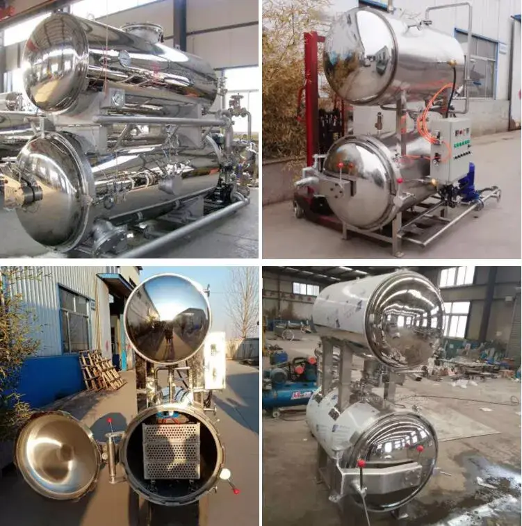 Nồi tiệt trùng thực phẩm cho đồ đóng hộp và lọ thủy tinh, máy tiệt trùng cho đồ kim loại hình ảnh 15-description