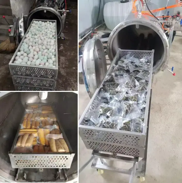 Nồi tiệt trùng thực phẩm cho đồ đóng hộp và lọ thủy tinh, máy tiệt trùng cho đồ kim loại hình ảnh 12-description