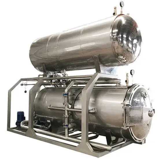 Nồi tiệt trùng thực phẩm cho đồ đóng hộp và lọ thủy tinh, máy tiệt trùng cho đồ kim loại