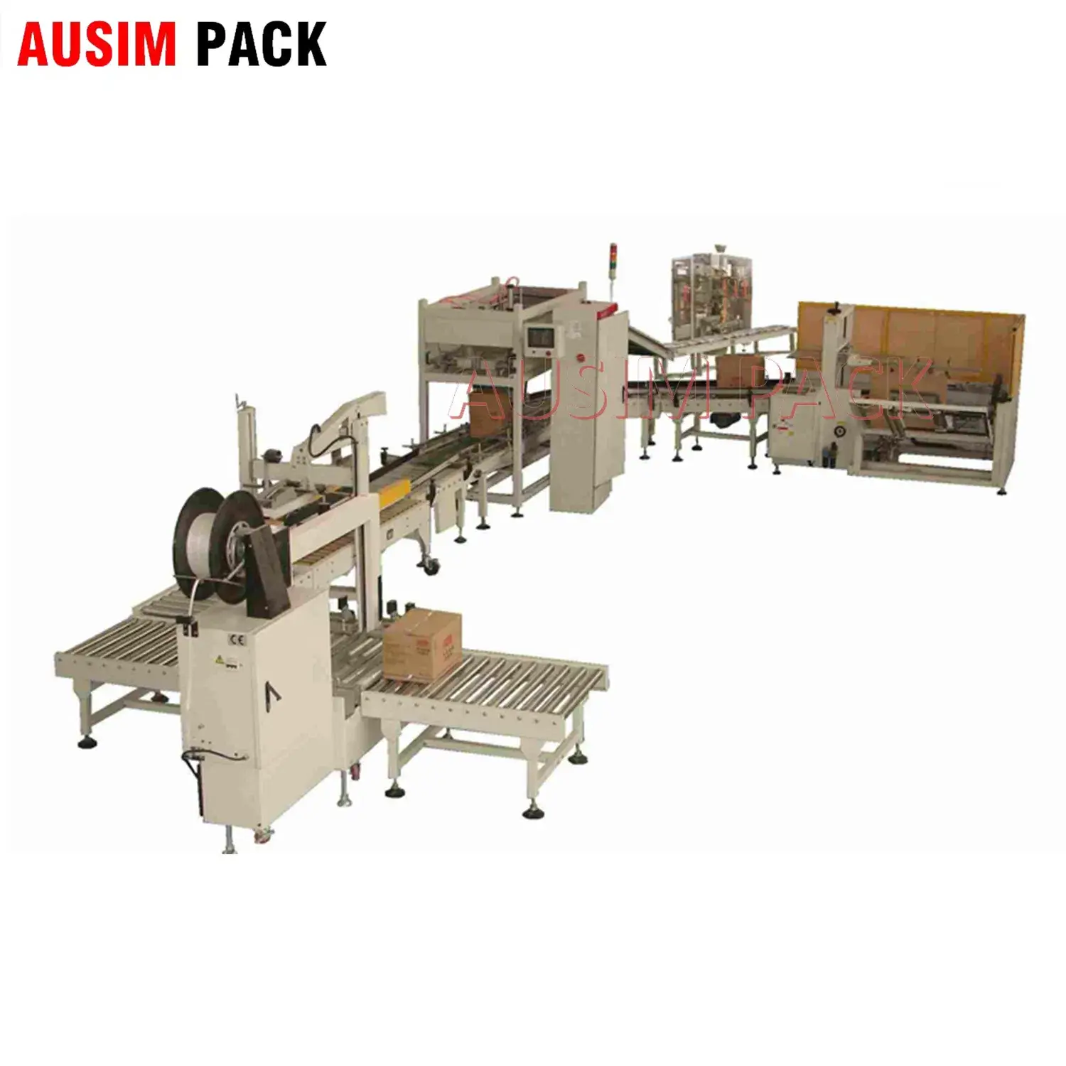 Máy đóng gói thùng carton 2 sử dụng động cơ DC tự động - Lựa chọn hiệu quả cho sản xuất