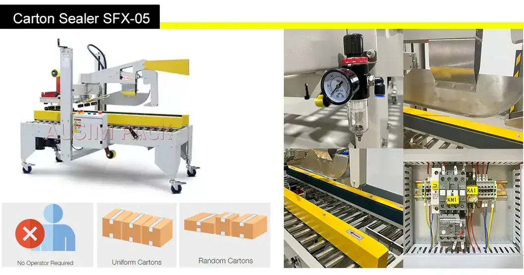 Máy đóng gói thùng carton 2 sử dụng động cơ DC tự động - Lựa chọn hiệu quả cho sản xuất hình ảnh 13-description
