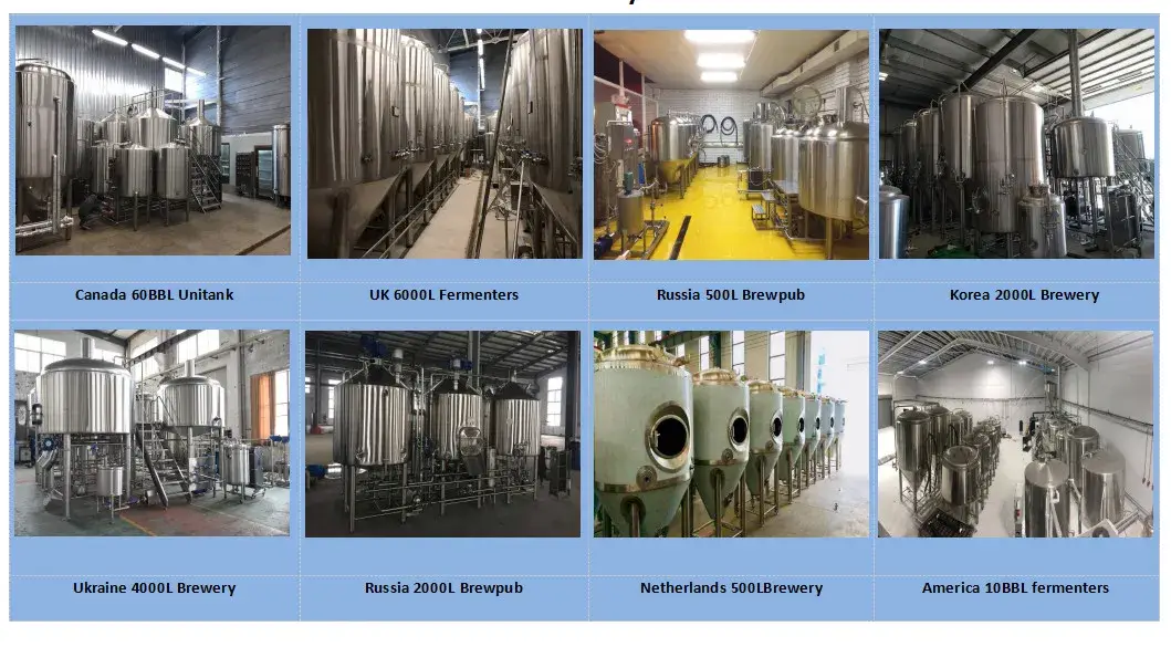 Thiết bị chưng bày nhà máy bia Cassman Brand 1000L với chứng chỉ CE uy tín hình ảnh 19-description