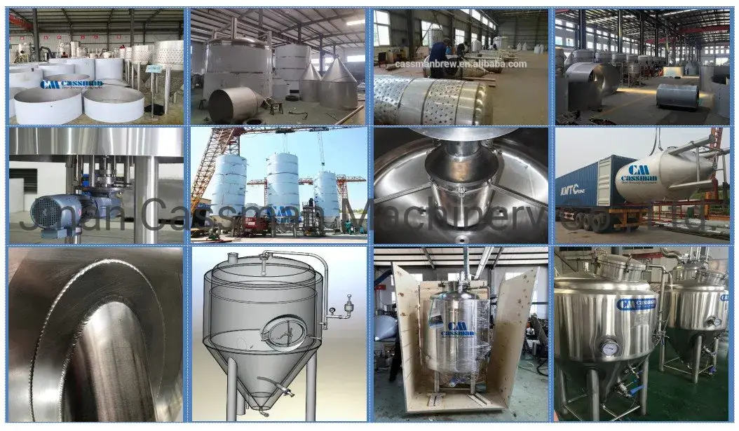 Thiết bị chưng bày nhà máy bia Cassman Brand 1000L với chứng chỉ CE uy tín hình ảnh 18-description
