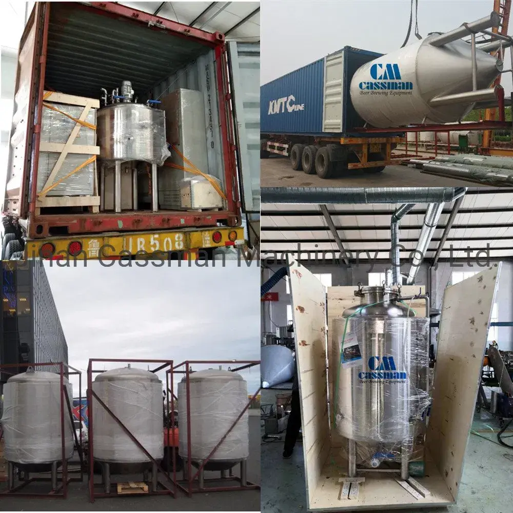 Thiết bị chưng bày nhà máy bia Cassman Brand 1000L với chứng chỉ CE uy tín hình ảnh 16-description