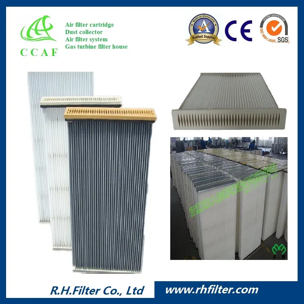Bộ lọc Cartridge Ccaf với chất liệu chống tĩnh điện từ polyester hiệu quả