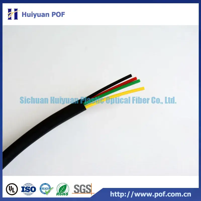 Áo khoác chống cháy PUR Ccu2-1.0/2.2/7.0-4 cho cáp truyền thông Multicore POF