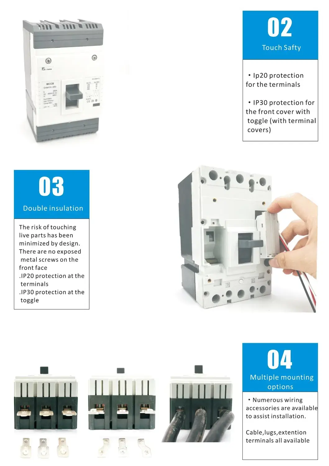 Đầu cắm MCCB 1 pha tự động hình ảnh 17-description