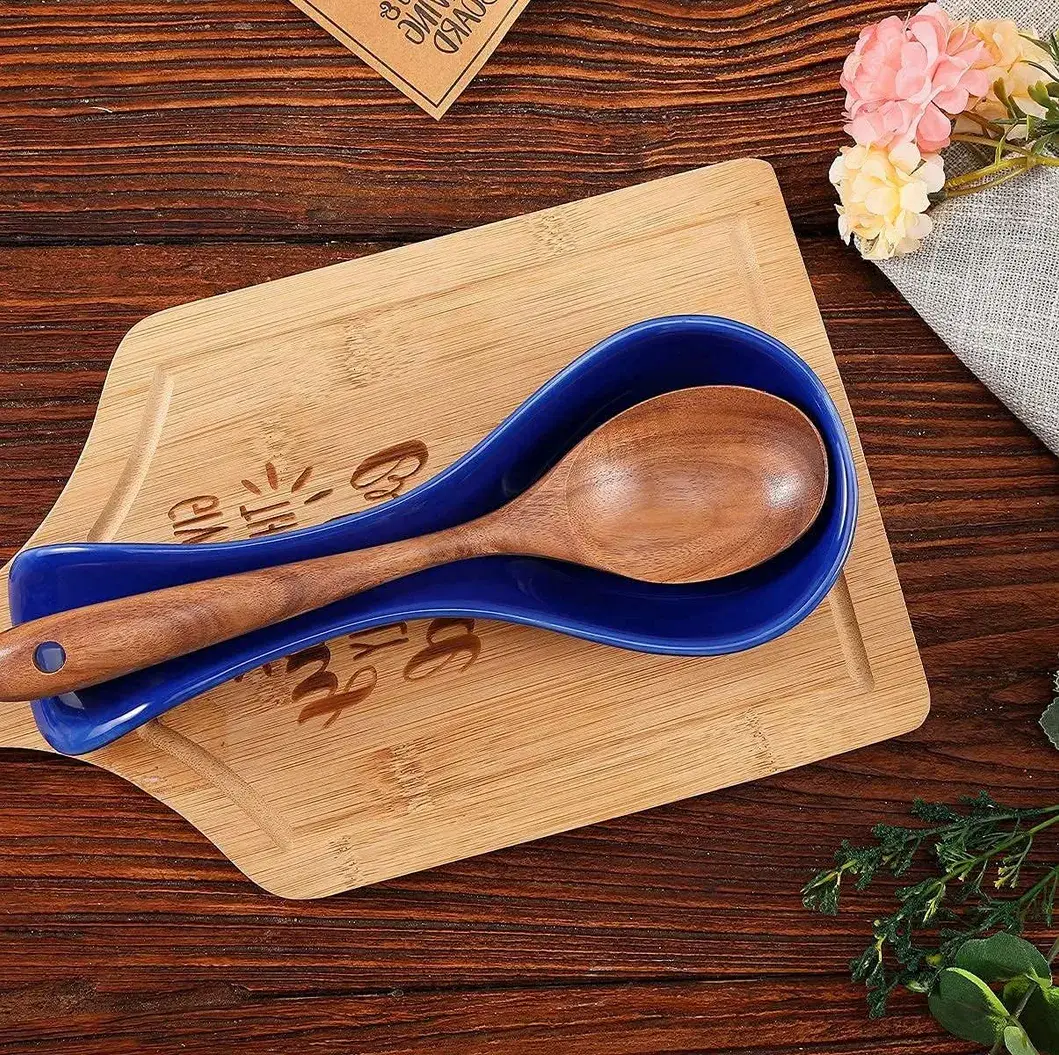 Khay Đựng Muỗng Gốm Bếp Màu Xanh, Phụ Kiện Lưu Trữ Đồ Dùng Bếp hình ảnh 13-description