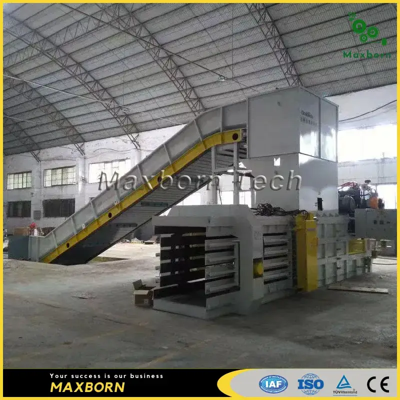 Máy ép thủy lực nằm ngang dùng cho thùng carton và chai nhựa đã qua sử dụng - Phù hợp để ép bìa cứng, nhựa và quần áo hình ảnh 18-description