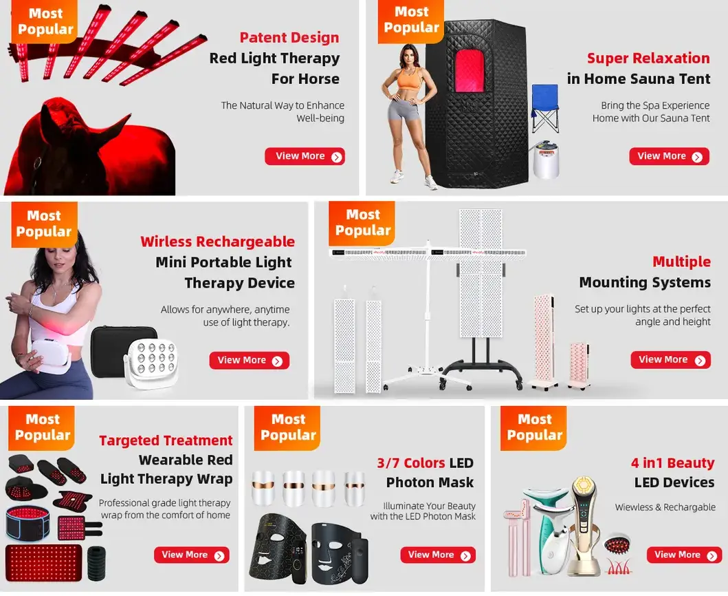 Bảng đèn hồng ngoại đỏ linh hoạt, hỗ trợ cơ thể, dùng cho liệu pháp ánh sáng đỏ cầm tay với giá ưu đãi hình ảnh 25-description