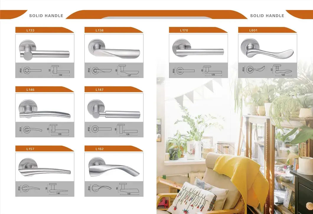 Khóa tay cửa nội thất thép không gỉ, thiết kế hiện đại và độ bền cao hình ảnh 15-description